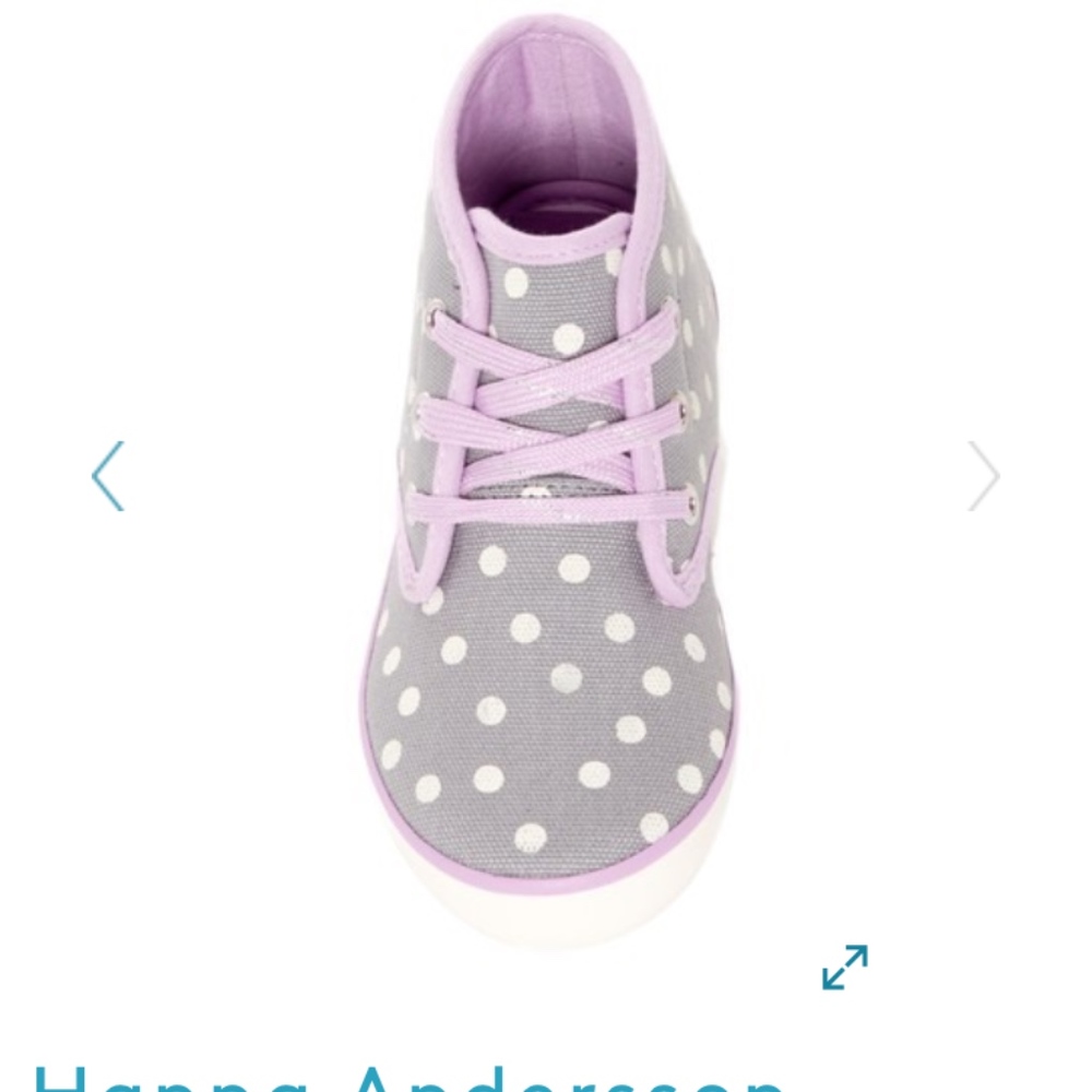 NWT Hanna Andersson Girl's High top tennis shoes - Picture 3 of 6